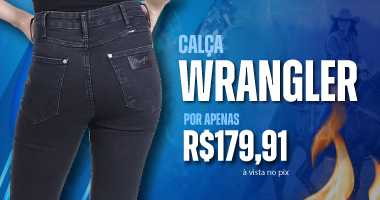 mini calça wrangler