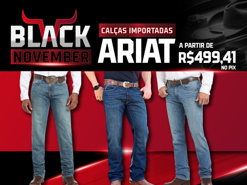 Banner destaque Mobile topo Calça Ariat / Black 2024