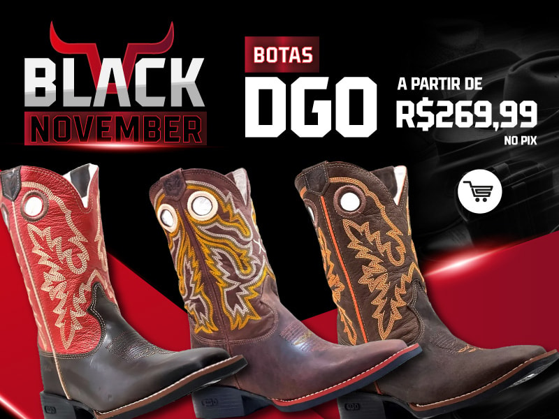 Banner destaque Mobile topo Bota DGO / Black 2024