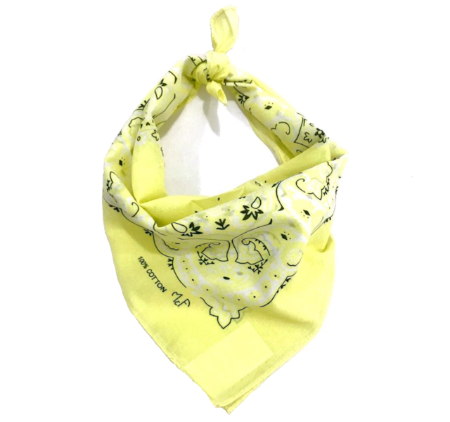 Bandana M&F Amarelo Claro 1001025