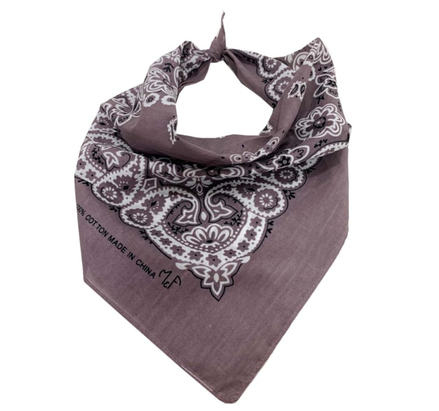 Bandana M&F Charcoal/Branco 1001007