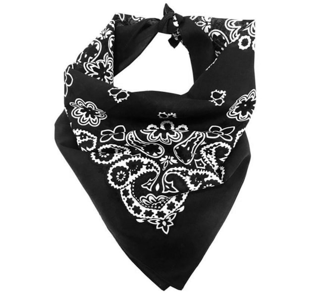 Bandana M&F Preto/Branco 1001001