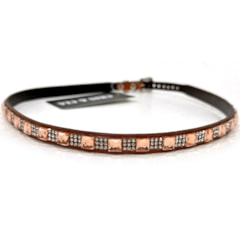 Bandinha Pyramid Caramelo/Strass PY-B39