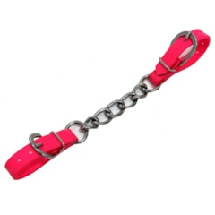 Barbela Weaver Leather Simples de Borracha Rosa Neon 14002