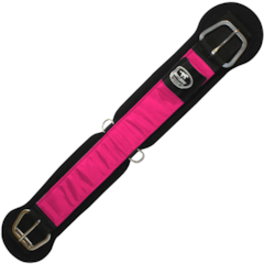Barrigueira Boots Horse Wind Preto/Pink BH-33