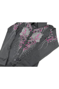 Body Apache Infantil APDD-07 Preto/Rosa