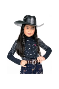 Body Bill Way Infantil Preto/Strass 122042