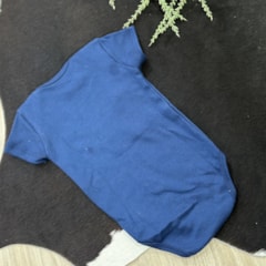 Body Mini Farm Infantil Agro MF12 Azul Marinho