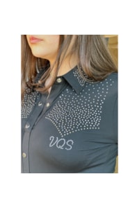 Body Os Vaqueiros Preto/Strass V24-41036