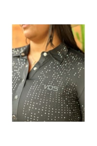 Body Os Vaqueiros Preto/Strass V24-41037