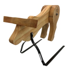 Boizinho de Madeira Equitech para Treino de Laço