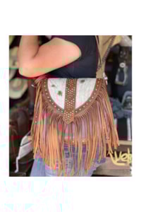 Bolsa Goyazes Atlanta Caramelo/Pelo B-2502-9