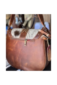 Bolsa Goyazes Atlanta Caramelo/Pelo B-2502-9