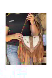 Bolsa Goyazes Atlanta Caramelo/Pelo B-2502-9