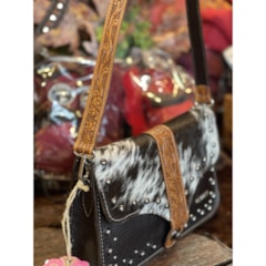 Bolsa Goyazes Bison Café/Pelo Café B-2519-8