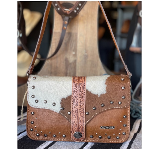 Bolsa Goyazes Bisontan/Pelo Caramelo B-2519-9