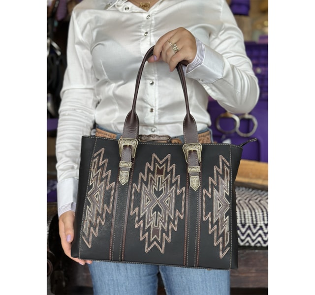 Bolsa Goyazes Pit Stop Preto/Mustang Café B-2510-1