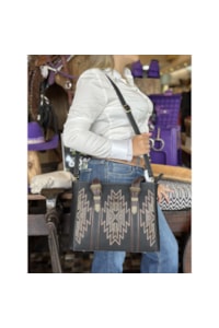 Bolsa Goyazes Pit Stop Preto/Mustang Café B-2510-1