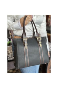 Bolsa Goyazes Pit Stop Preto/Mustang Café B-2510-1