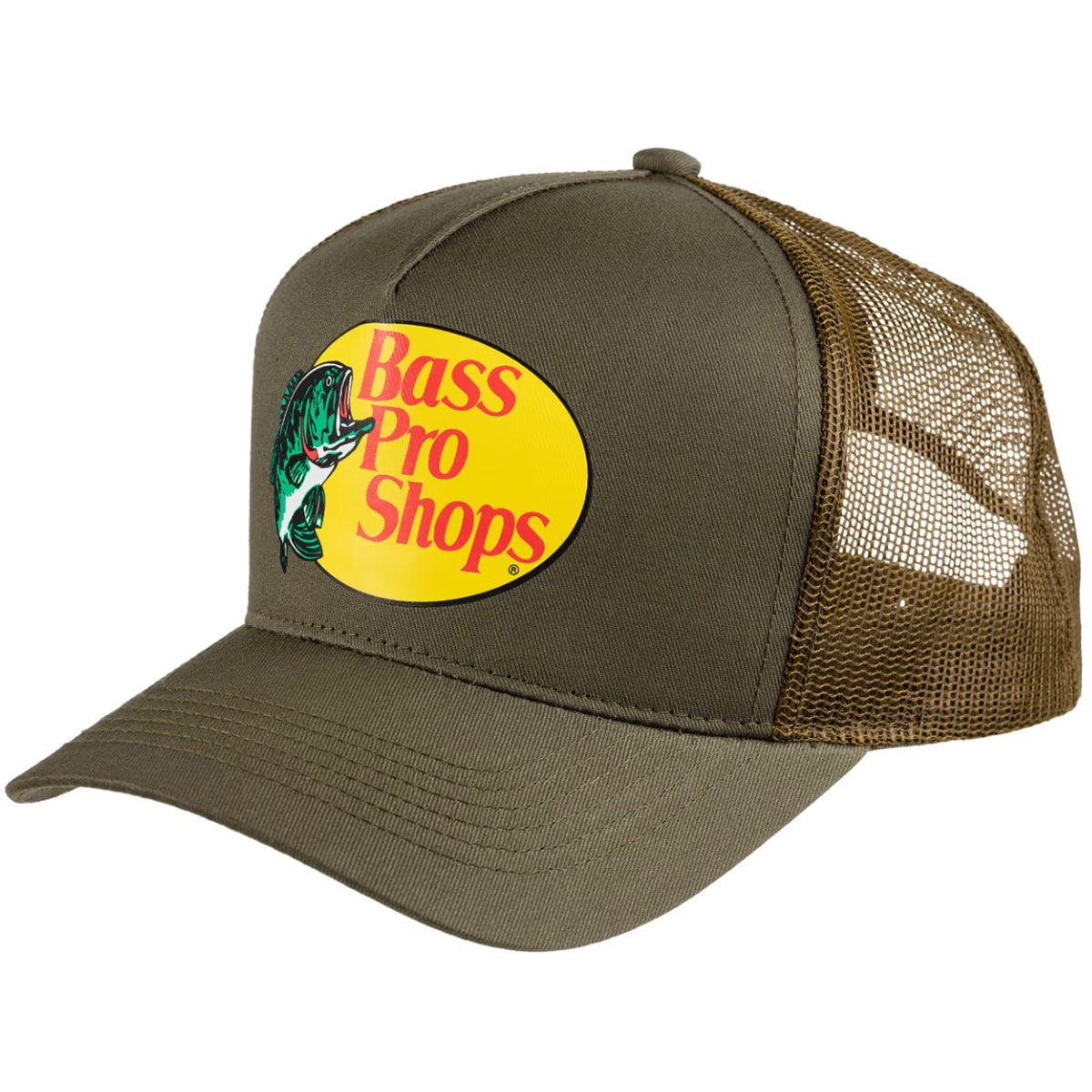 Boné Bass Pro Shops Importado BPS MESH CAP Caqui | Cris & Cia