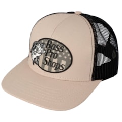 Boné Bass Pro Shops Importado BPS FLAG PATCH Caqui
