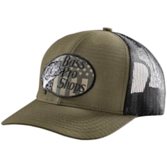 Boné Bass Pro Shops Importado BPS FLAG PATCH Oliva
