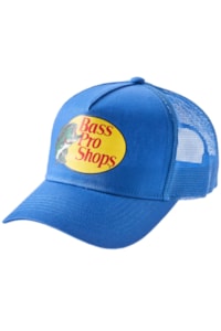 Boné Bass Pro Shops Importado BPS MESH CAP Azul Cobalto