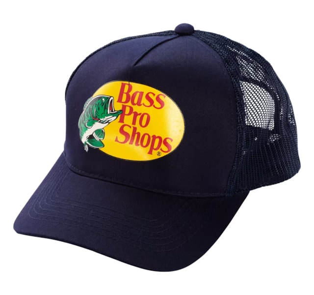 Boné Bass Pro Shops Importado BPS MESH CAP Azul Marinho