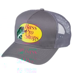 Boné Bass Pro Shops Importado BPS MESH CAP Cinza
