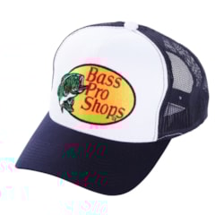 Boné Bass Pro Shops Importado BPS32524 Branco/Marinho