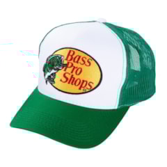 Boné Bass Pro Shops Importado BPS32524 Branco/Verde