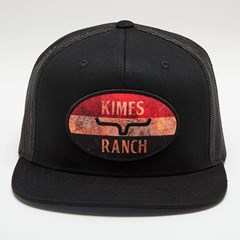Boné Kimes Ranch Importado Preto AMERICAN STANDARD TRUCKER