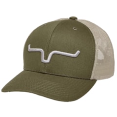 Boné Kimes Ranch Importado WEEKLY TRUCKER MOSS
