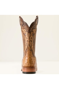 Bota Ariat Avestruz Honey Tan Full Quill Ostrichi/Chestnut 10053580