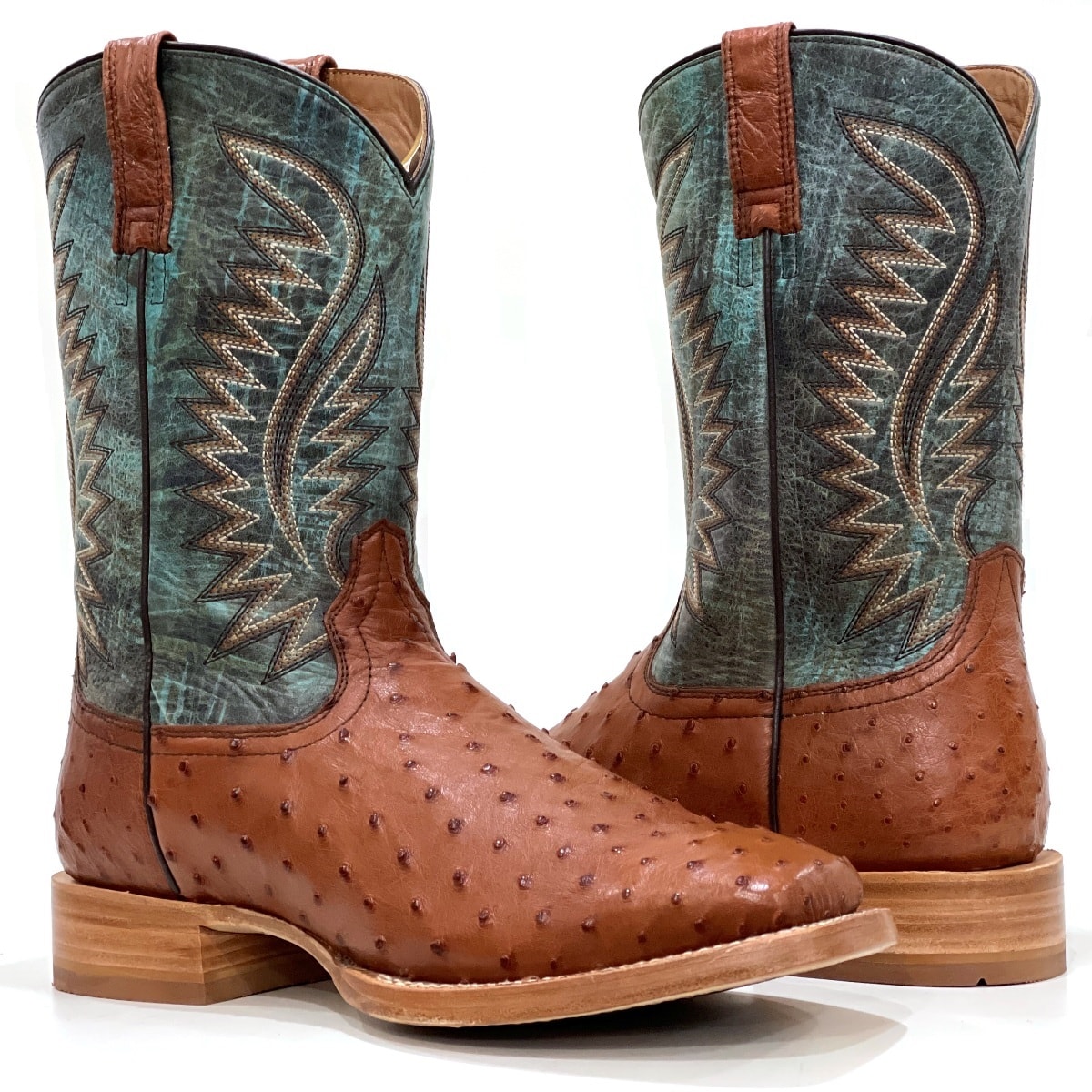 botas ariat avestruz