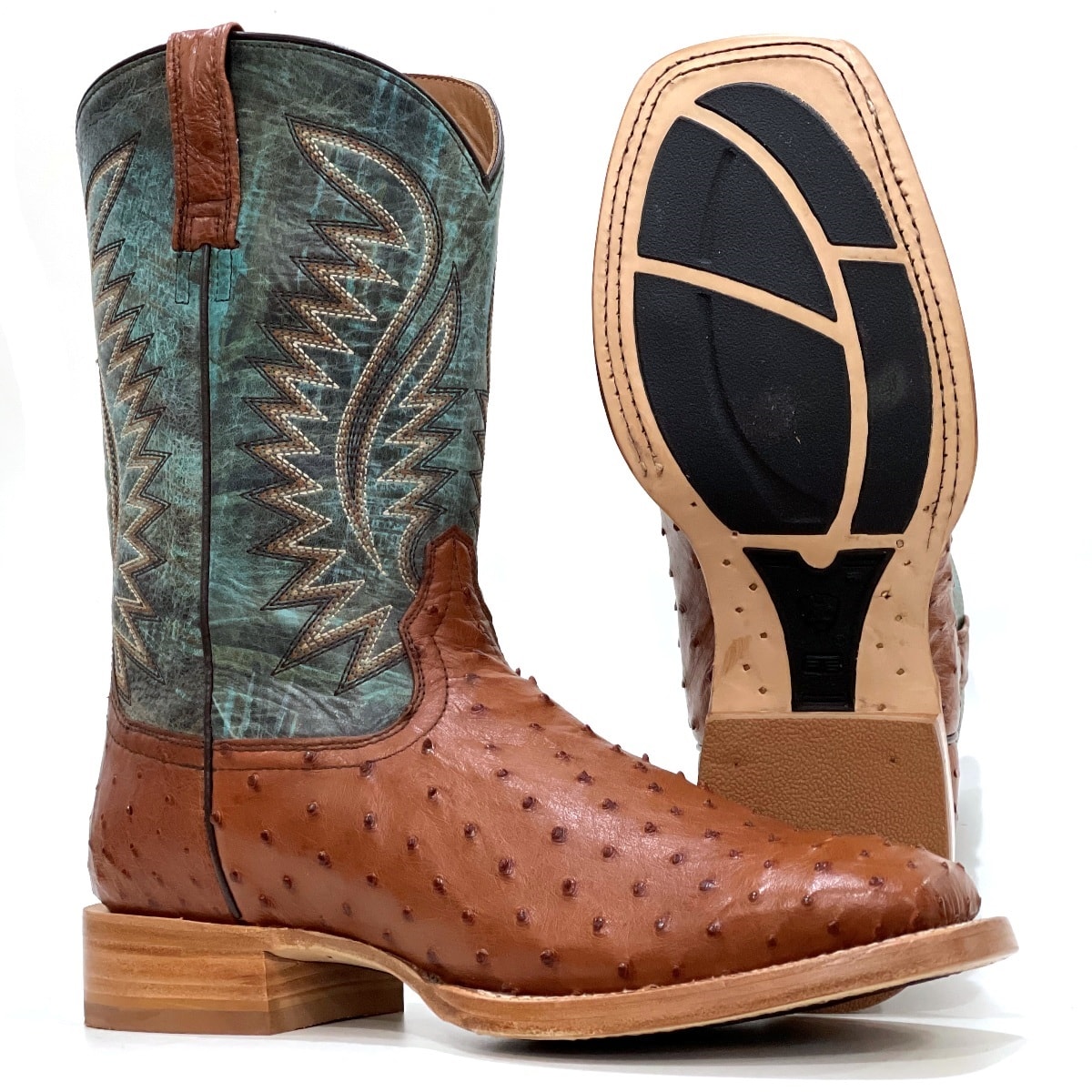 botas ariat avestruz