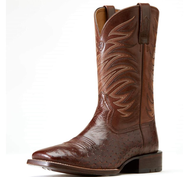 Bota Ariat Importado Avestruz Liso Badlands 10046952