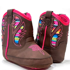 Bota Ariat Infantil Marrom/Pink A442001702