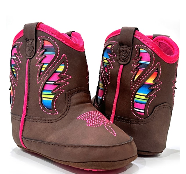 Bota Ariat Infantil Marrom/Pink A442001702