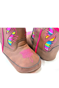 Bota Ariat Infantil Marrom/Pink A442001702