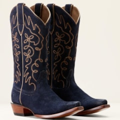Bota Ariat Polo Blue Suede 10053793