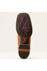 Bota Ariat Tooled Toasted Almond/Aged Merlot 10051023