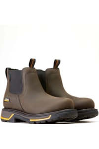 Bota Ariat Work Cano Baixo À Prova D'água Big Rig Chelsea 10042545