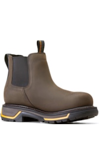 Bota Ariat Work Cano Baixo À Prova D'água Big Rig Chelsea 10042545