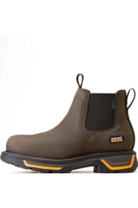 Bota Ariat Work Cano Baixo À Prova D'água Big Rig Chelsea 10042545