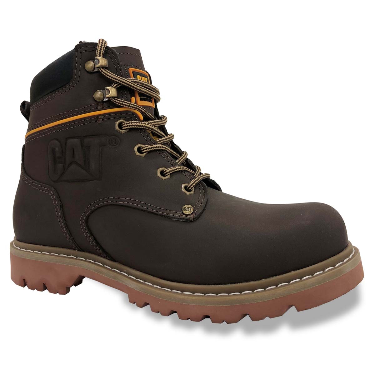 bota marrom escuro