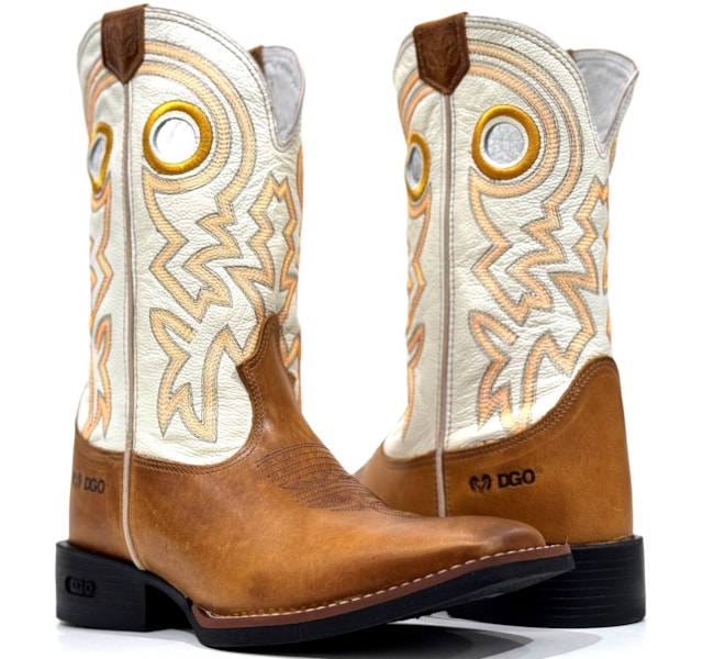 Bota DGO Canela/Marfim 120147G2P