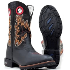 Bota DGO Flex Preto/Preto 020093G2P