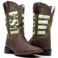 Bota DGO Infantil Med Dog/USA Musgo 12K21002138G2P