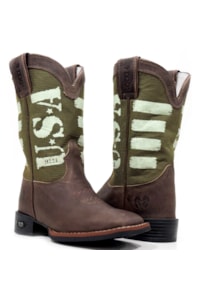 Bota DGO Infantil Med Dog/USA Musgo 12K21002138G2P